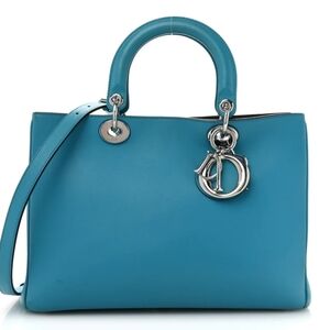 Christian Dior Smooth Calfskin Medium Diorissimo Tote